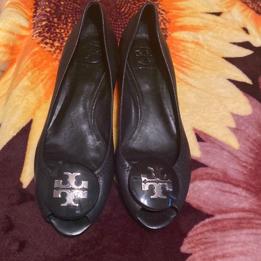 Tory Burch open toe wedges